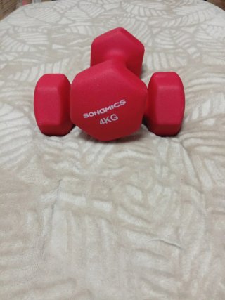 2 Mancuernas Songmics Rojas 4kg