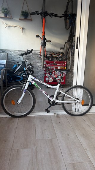 Bicicleta Infantil 20 Pulgadas Blanca