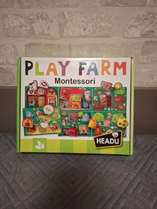 Puzzle Montessori Play Farm de Headu