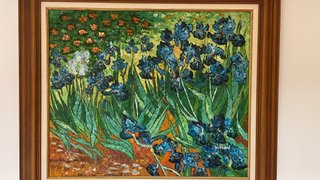 Reproducción al óleo Lirios de Van Gogh