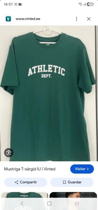 Camiseta Verde Athletic Dept.