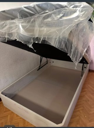 Colchón y canapé para cama articulada
