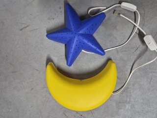 2 Lámparas de Pared Infantiles Ikea SMILA MÅNE