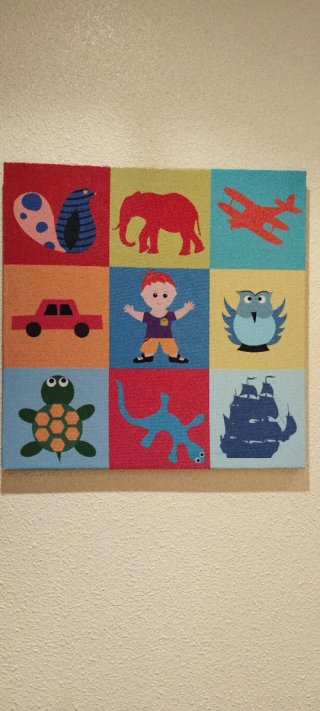 Cuadro Infantil con Ilustraciones