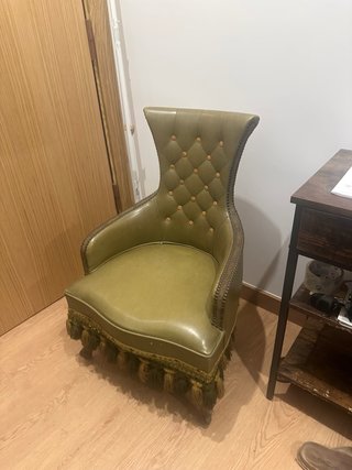 Sillón Vintage Verde Oliva