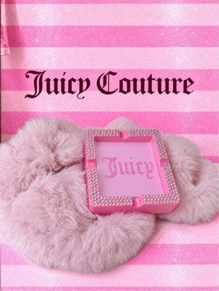 Cenicero Juicy Couture Rosa + hellokitty