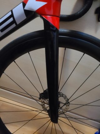 Horquilla carbono Trek Emonda SL6 Roja y Negra