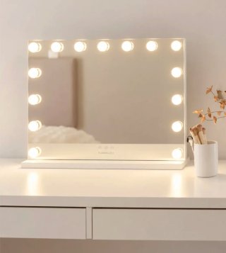 Espejo Rectangular con Luces FLAMINGUEO