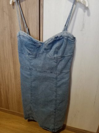 Vestido vaquero Bershka 99% algodón