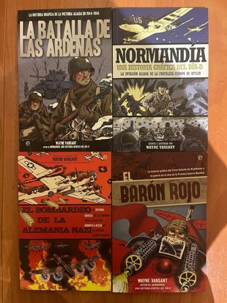 Pack 4 Cómics Historia Gráfica Guerras Mundiales