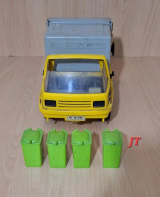 Camión de Basura Playmobil con 4 Contenedores