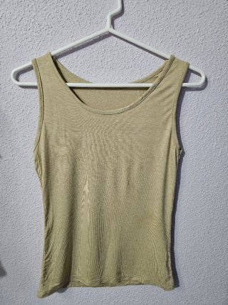 Camiseta de Tirantes Beige