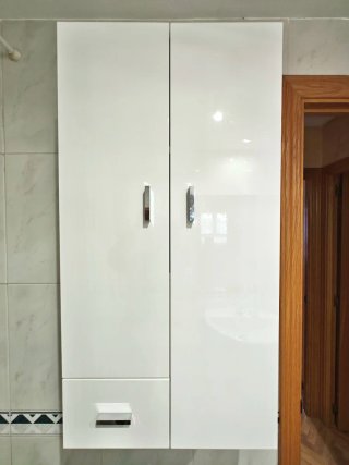 Mueble de Baño de Pared Blanco