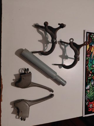 Lote de piezas para bicicleta antigua