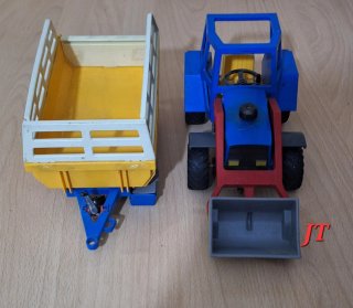 Tractor con Remolque Playmobil