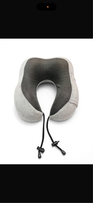 Cojín Cervical de Viaje Viscoelástico Gris