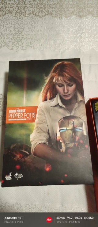 Figura Hot Toys MMS310 Pepper Potts Iron Man 3