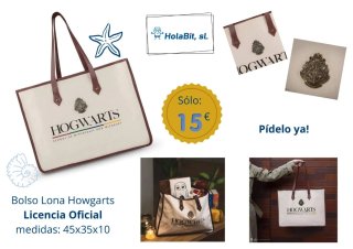 Bolso de Lona Hogwarts Oficial