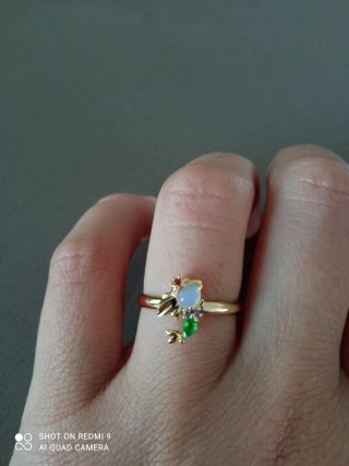 Anillo Dorado La Sirenita Disney