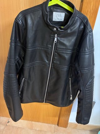 Cazadora Negra Zara Kids 11-12 Años