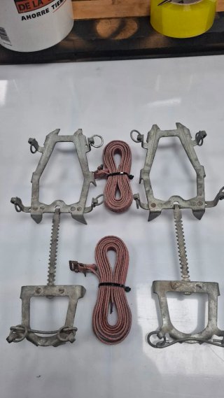Crampones SALEWA alpinismo años 70