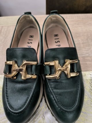 Zapatos Hispanitas Piel Verde
