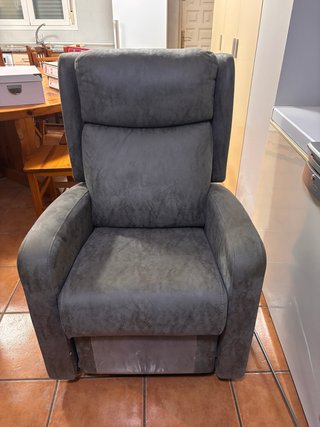 Sillón Reclinable Eléctrico Gris