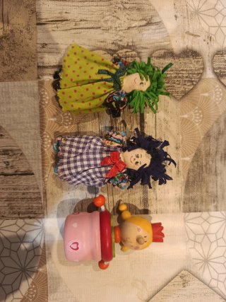 Lote de 3 muñecas