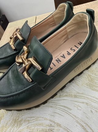Zapatos de Piel Hispanitas Verdes