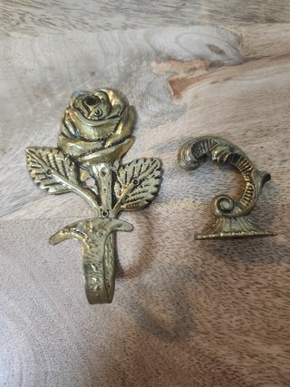 Set de 2 Alzapaños de Cortina dorados