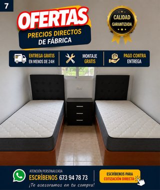 Conjunto de 2 Canapés con Cabeceros