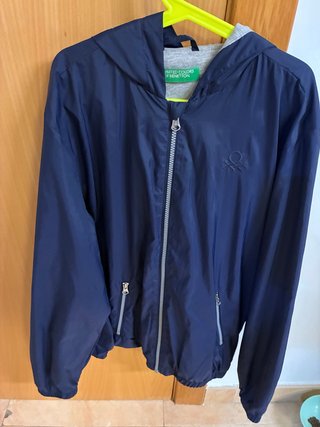 Chaqueta Benetton Azul Marino Talla XL