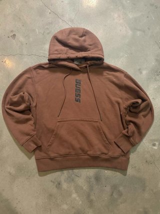 Sudadera Guess con Logo Vertical Marrón