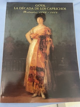 Libro Goya. La decada de los Caprichos. Retratos 1