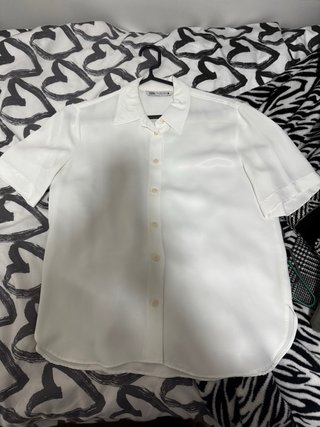 Camisa Blanca Zara Talla M