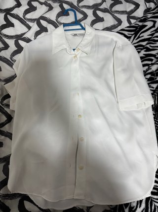 Camisa Blanca Zara Talla M