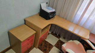 Escritorio en L con Cajonera