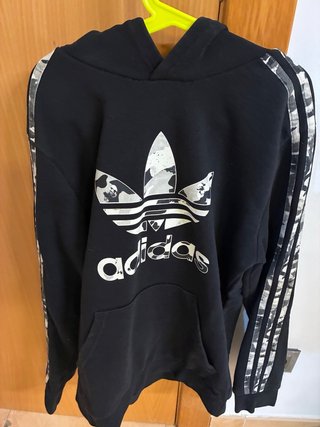 Sudadera Adidas Negra (13-14 años)
