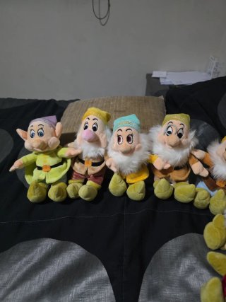 Set de 7 Peluches de los 7 Enanitos