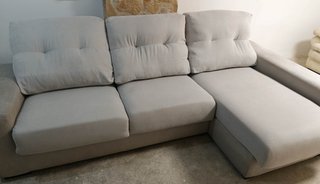 Sofá Chaise Longue Gris