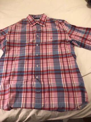 Camisa de cuadros Carolina Herrera talla 16
