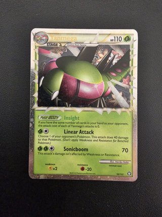 Carta Pokémon Yanmega Prime 98/102 HGSS