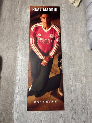 Cartel Real Madrid Bellingham x Adidas