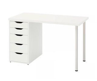Escritorio blanco (pack silla y flexo)