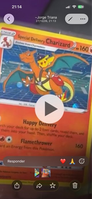 Carta Pokémon Special Delivery Charizard