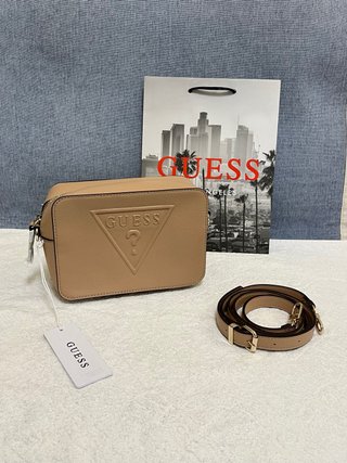 Borsa a tracolla Guess beige