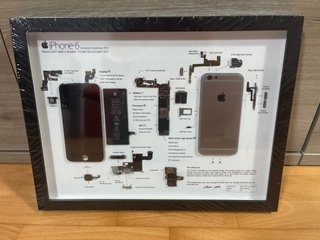 Cuadro decorativo despiece iPhone 6