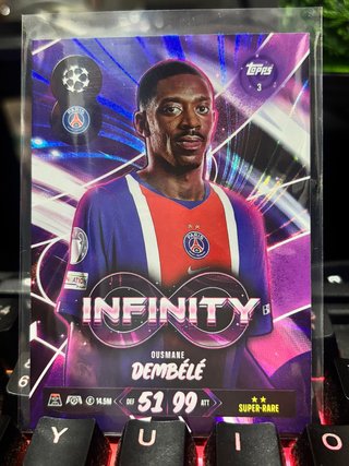 Carta Topps Match Attax Infinity Ousmane Dembélé