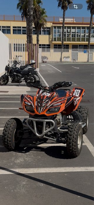 Kawasaki KFX 700 marcha atras