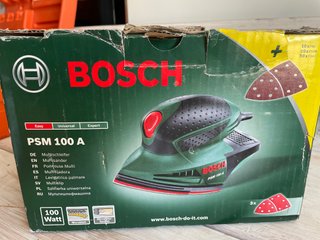 Lijadora Bosch PSM 100 A en caja